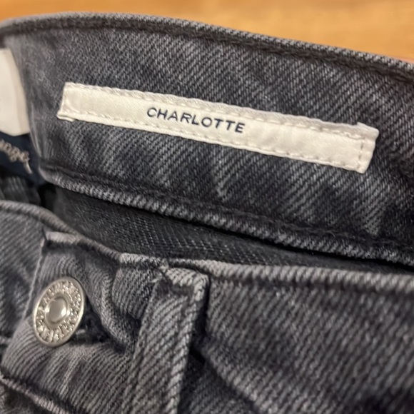 CITIZENS OF HUMANITY Charlotte High Rise Straight in Whisper size 24 - Picture 6 of 13